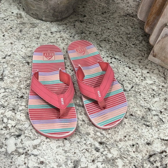 Reef Sandals Size girls 3 EUC - Picture 5 of 8